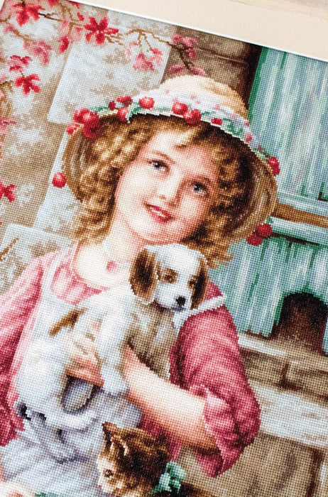 Cross Stitch Kit Luca-S - Best Friends, B518 Cross Stitch Kits - HobbyJobby