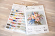 Cross Stitch Kit Luca-S - Bouquet of flowers with BA2362 bells, BA2362 - HobbyJobby