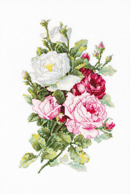 Cross Stitch Kit Luca-S - Bouquet of Roses - HobbyJobby