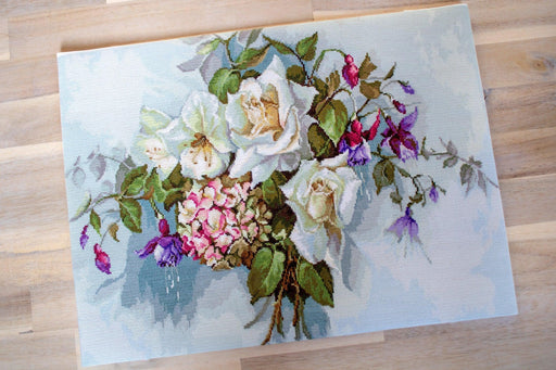 Cross Stitch Kit Luca-S - Bouquet of roses BA2363 - HobbyJobby