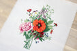 Cross Stitch Kit Luca-S - Bouquet with Poppy and Peony, B2350 - Luca-S