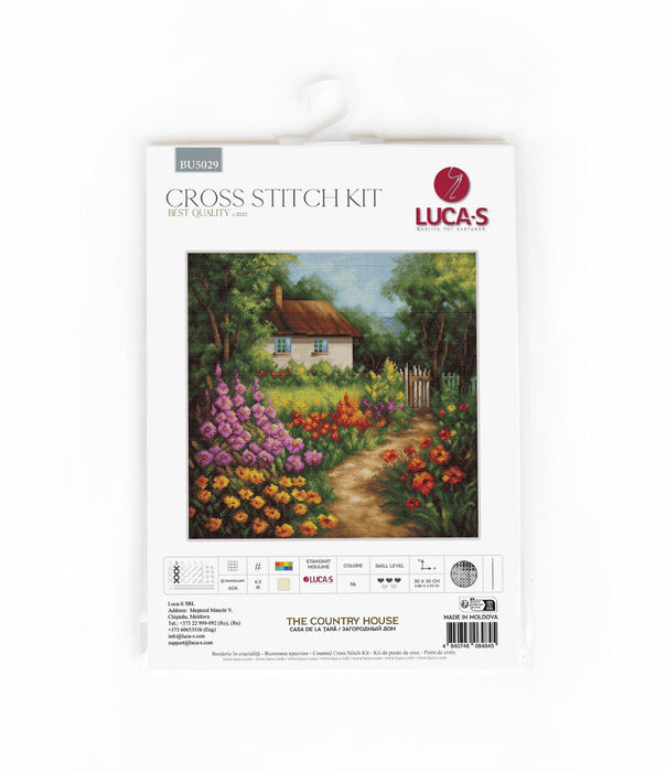 Cross Stitch Kit Luca-S - BU5029, The Country House