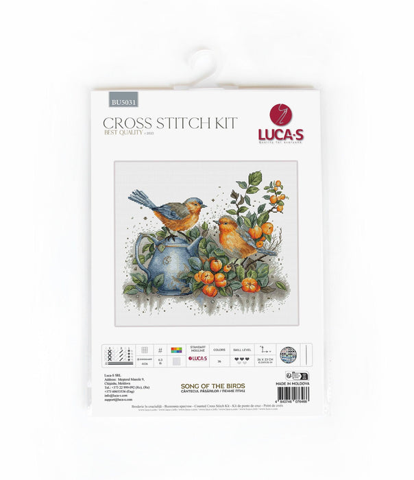 Cross Stitch Kit Luca-S - BU5031 Song of The Birds Cross Stitch Kits - HobbyJobby