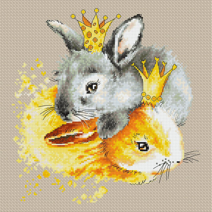 Cross Stitch Kit Luca-S - Bunnies Luca-S Cross Stitch Kits - HobbyJobby