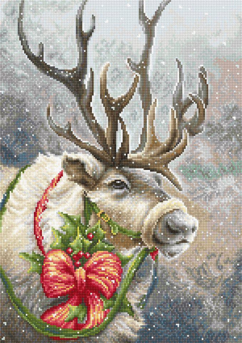 Cross Stitch Kit Luca-S - Christmas Deer, B598 - HobbyJobby