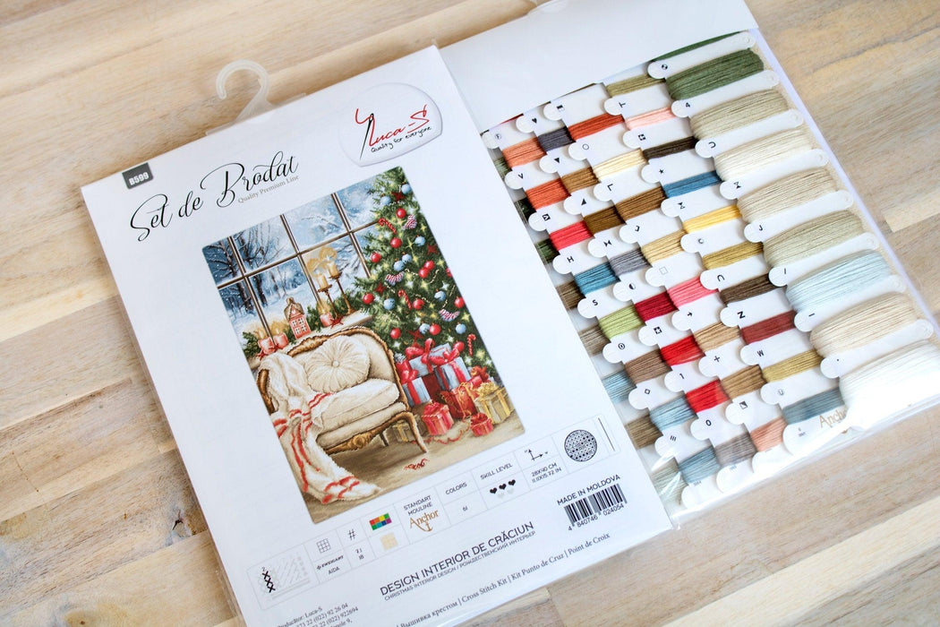 Cross Stitch Kit Luca-S - Christmas interior design, B599 - HobbyJobby