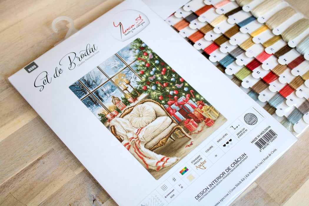 Cross Stitch Kit Luca-S - Christmas interior design, B599 - HobbyJobby