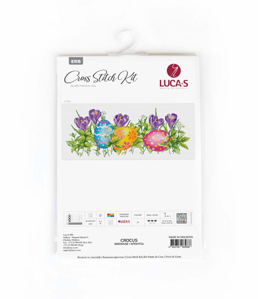 Cross Stitch Kit Luca-S - Crocus, B7016 Cross Stitch Kits - HobbyJobby