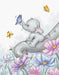 Cross Stitch Kit Luca-S - Elephant with Butterfly - HobbyJobby