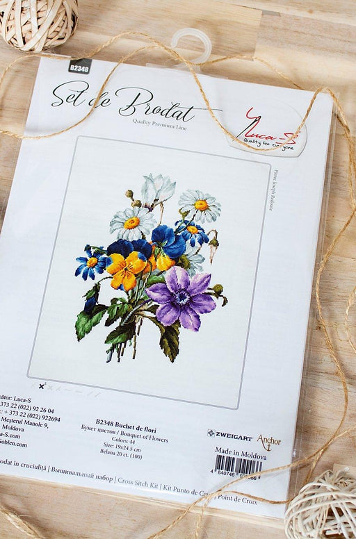 Cross Stitch Kit Luca-S - Flower Bouquet, B2348 - Luca-S