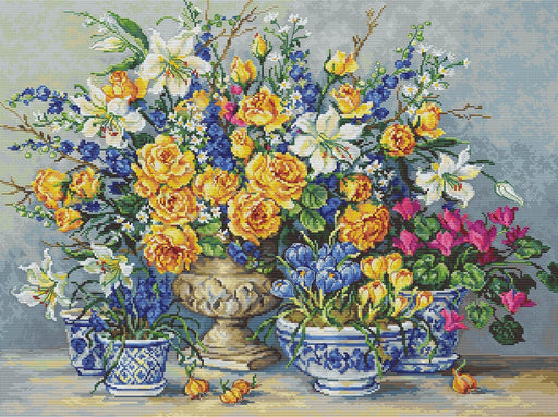 Cross Stitch Kit Luca-S - From Gabrielle's Garden - HobbyJobby