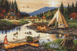 Cross Stitch Kit Luca-S GOLD - Gold Creek, B2409 Cross Stitch Kits - HobbyJobby