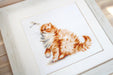 Cross Stitch Kit Luca-S - Kitten with a Dragonfly, B2270 - Luca-S