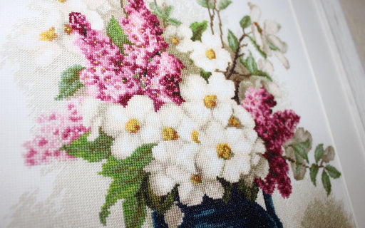 Cross Stitch Kit Luca-S - Lilac and Jasmine, B514 - Luca-S