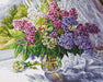 Cross Stitch Kit Luca-S - Lilac Bouquet, B7015 Cross Stitch Kits - HobbyJobby