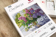 Cross Stitch Kit Luca-S - Lilac Bouquet, B7015 Cross Stitch Kits - HobbyJobby