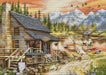 Cross Stitch Kit Luca-S - Log Cabin General Store, BU5020 Cross Stitch Kits - HobbyJobby