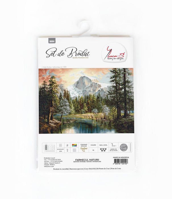 Cross Stitch Kit Luca-S - Nature’s Wonderland - HobbyJobby