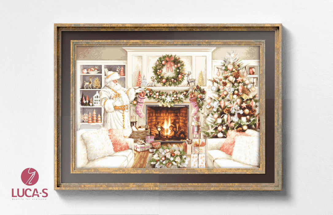 Cross Stitch Kit Luca-S - New Year, GOLD Collection, B2416 Cross Stitch Kits - HobbyJobby