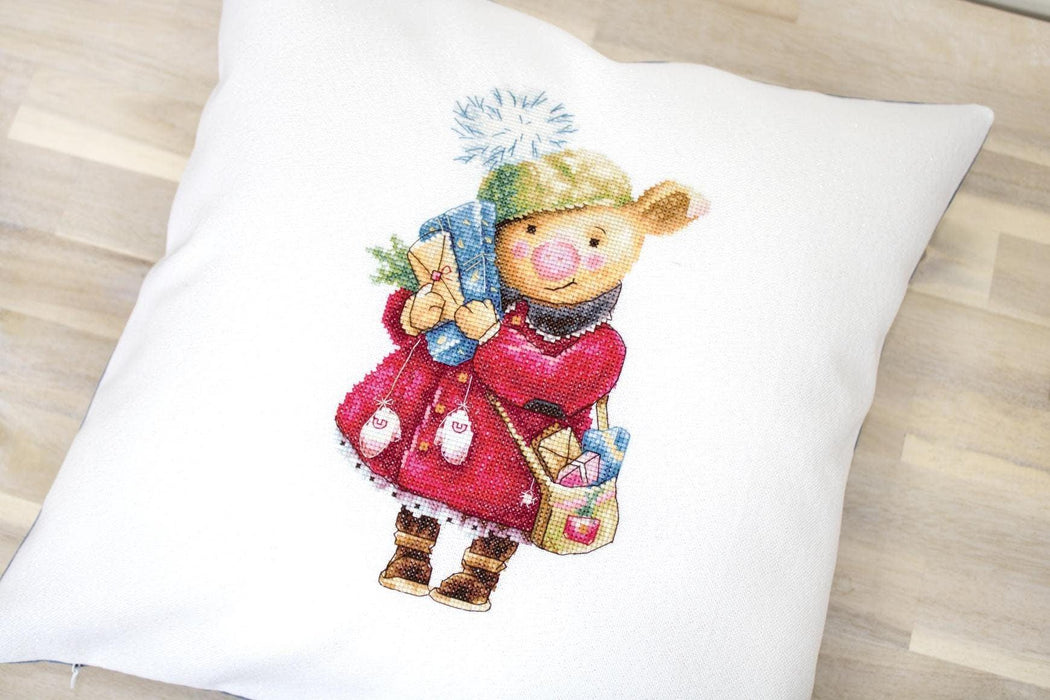 Cross Stitch Kit Luca-S | Pillowcase, PB190