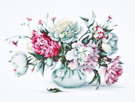 Cross Stitch Kit Luca-S - Peonies, B2263 - Luca-S