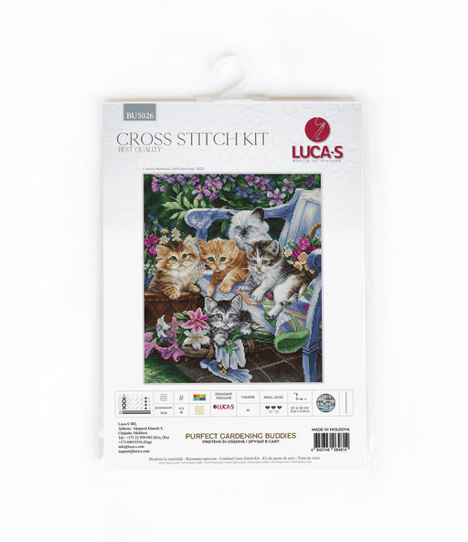 Cross Stitch Kit Luca-S - Perfect Gardening Buddies, BU5026 Cross Stitch Kits - HobbyJobby