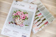 Cross Stitch Kit Luca-S - Pink Roses - HobbyJobby