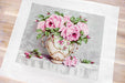 Cross Stitch Kit Luca-S - Pink Roses - HobbyJobby