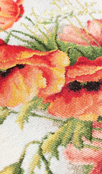 Cross Stitch Kit Luca-S - Poppies B213 - Luca-S