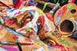 Cross Stitch Kit Luca-S - Puppy Picasso, B2415 Cross Stitch Kits - HobbyJobby