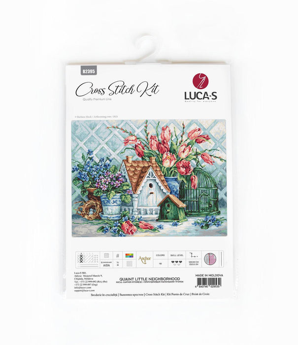 Cross Stitch Kit Luca-S - Quaint Little Neighborhood - HobbyJobby