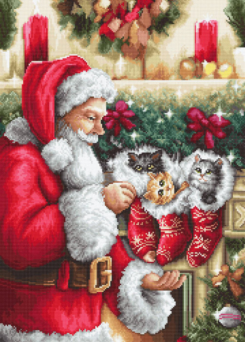 Cross Stitch Kit Luca-S - Santa Claus, B602 - HobbyJobby