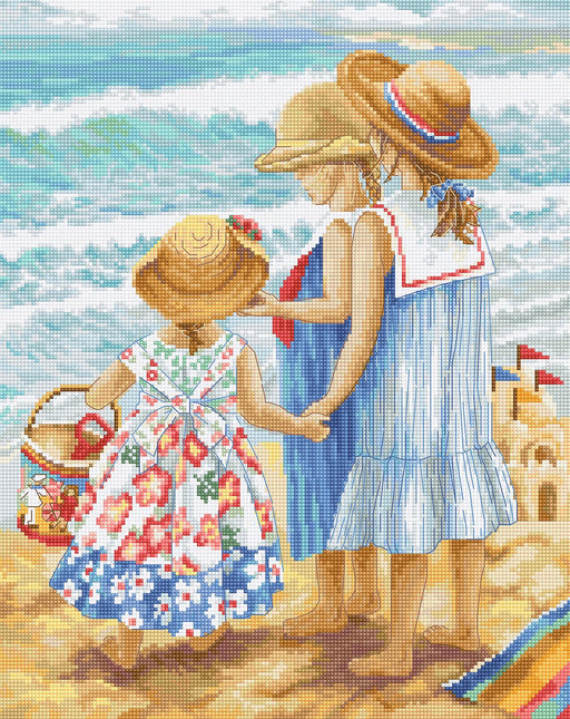 Cross Stitch Kit Luca-S - Sisters - HobbyJobby