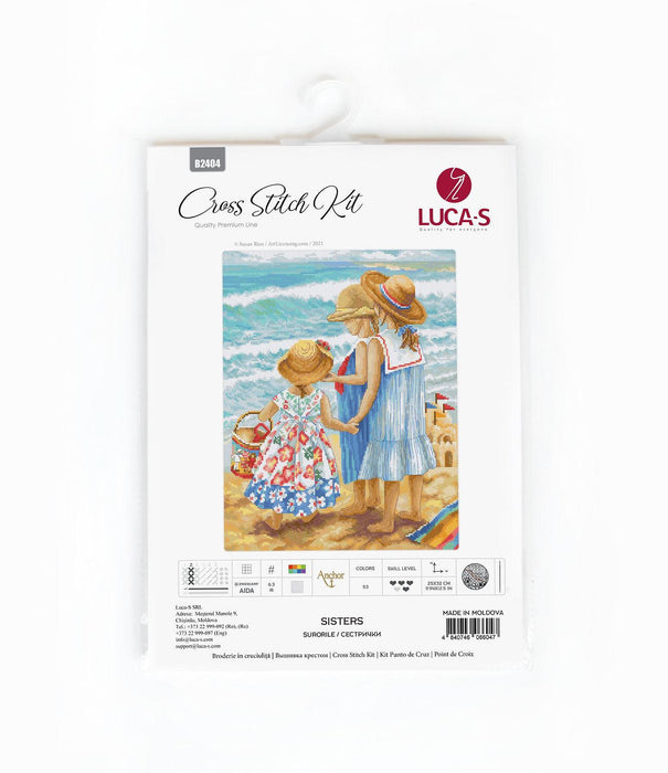 Cross Stitch Kit Luca-S - Sisters - HobbyJobby