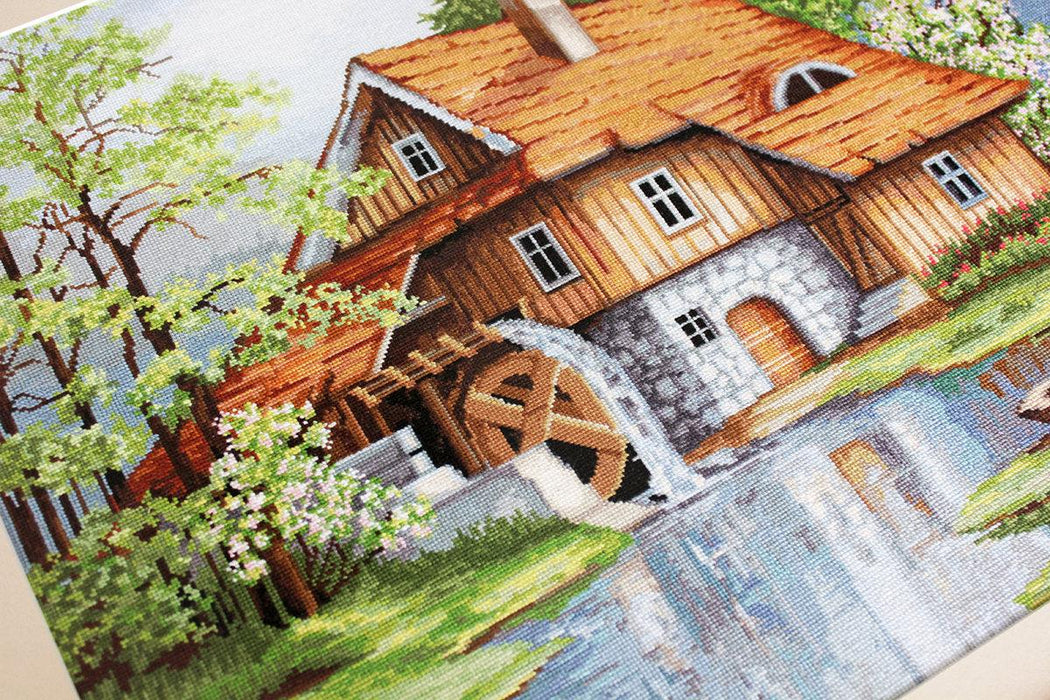 Cross Stitch Kit Luca-S - Spring Landscape, B492 - Luca-S