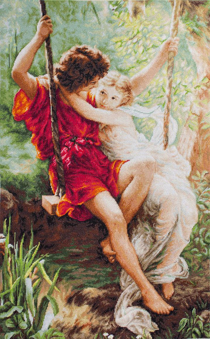 Cross Stitch Kit Luca-S - Spring of lovers, B415 - Luca-S