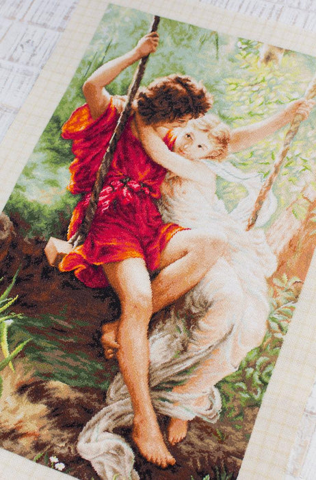 Cross Stitch Kit Luca-S - Spring of lovers, B415 - Luca-S