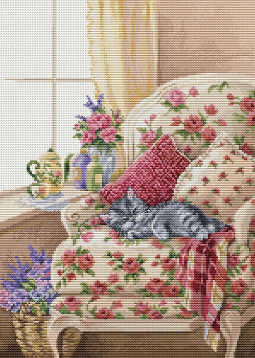 Cross Stitch Kit Luca-S - Sweet Dreams, BU5017 Cross Stitch Kits - HobbyJobby