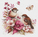 Cross Stitch Kit Luca-S - The Birds- Spring, B2420 Cross Stitch Kits - HobbyJobby