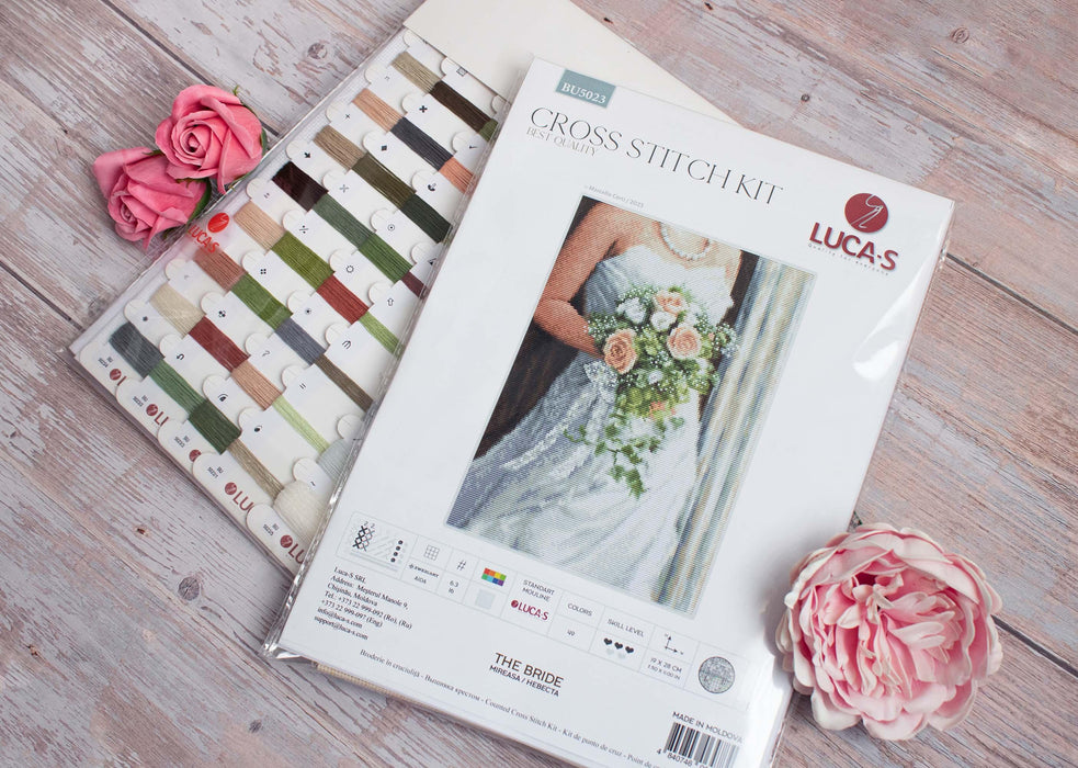 Cross Stitch Kit Luca-S - The Bride, BU5023 Cross Stitch Kits - HobbyJobby