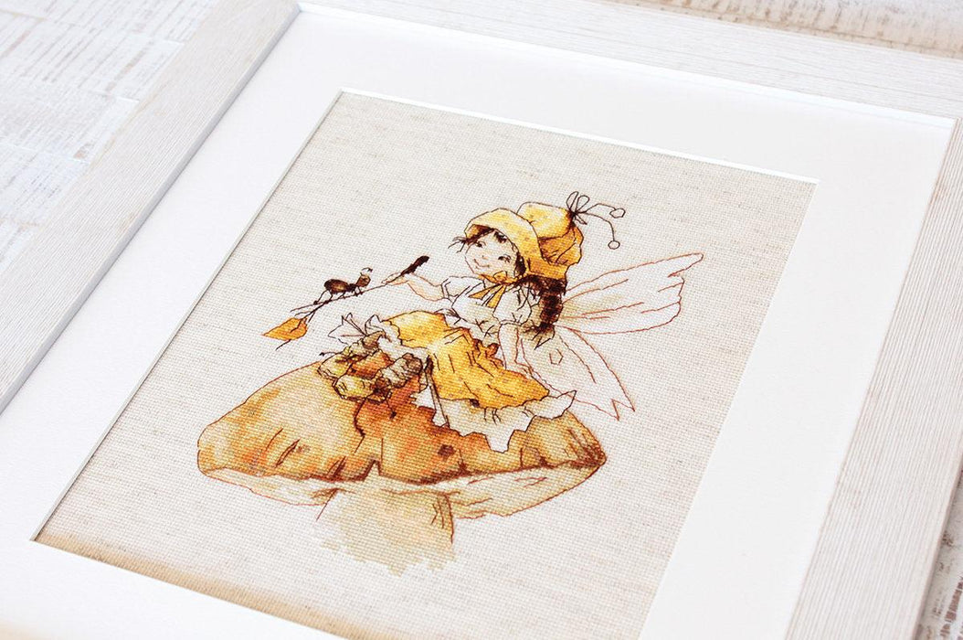 Cross Stitch Kit Luca-S - The fairy with mushrooms, B1109 - Luca-S