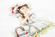 Cross Stitch Kit Luca-S - The girl making cross stitch, B1059 - Luca-S