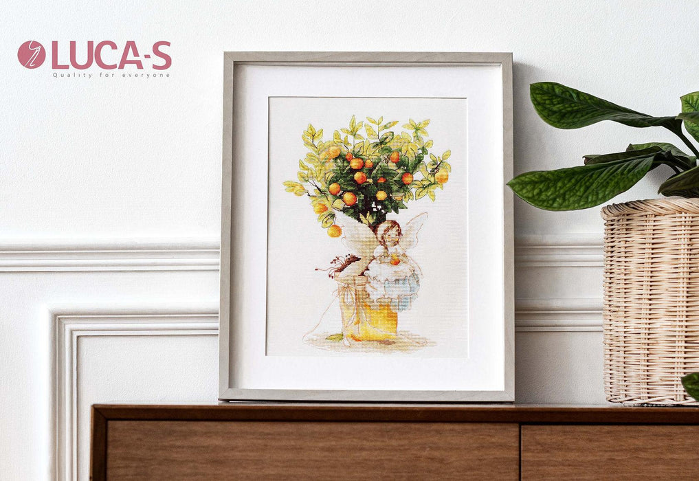 Cross Stitch Kit Luca-S - The orange tree fairy, B1112 - Luca-S