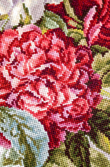 Cross Stitch Kit Luca-S - The Peonies, B2355 - Luca-S