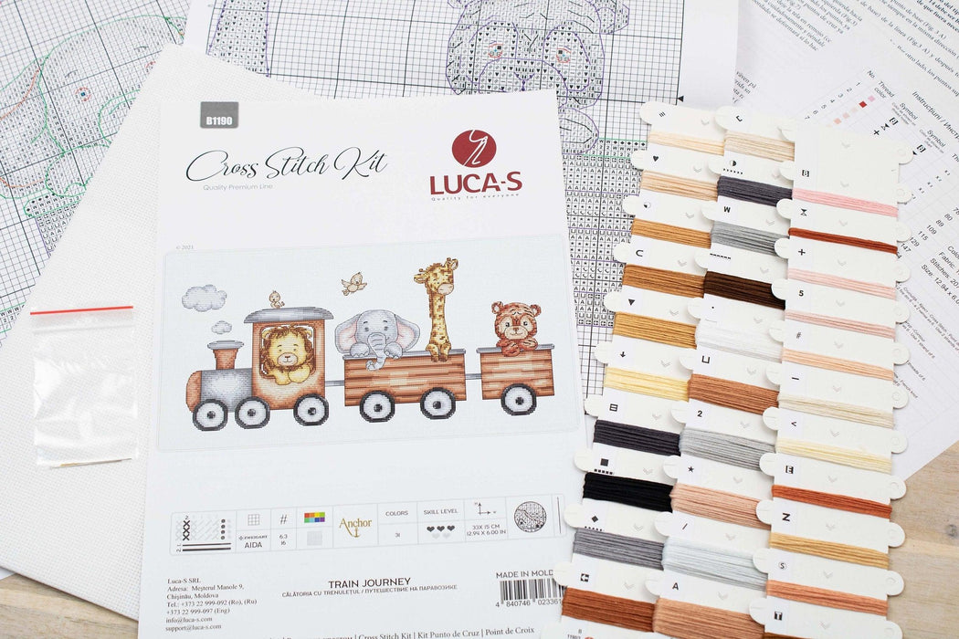 Cross Stitch Kit Luca-S - Train Journey - HobbyJobby