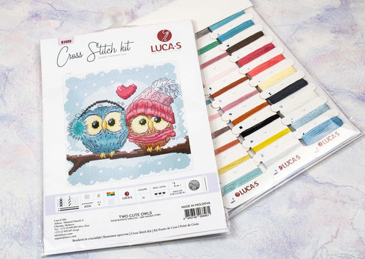 Cross Stitch Kit Luca-S - Two Cute Owls B1400 - Luca-S