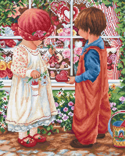 Cross Stitch Kit Luca-S - Valentine's Treasure, B2407 Cross Stitch Kits - HobbyJobby