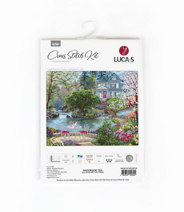 Cross Stitch Kit Luca-S - Waterside Tea - HobbyJobby