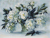 Cross Stitch Kit Luca-S - White Peonies, B517 - Luca-S