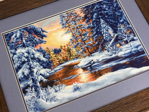 Cross Stitch Kit Luca-S - Winter Landscape, B477 - Luca-S